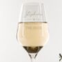 Personalised Mother Of The Bride Wine Glass, thumbnail 2 of 12