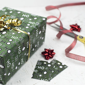 Christmas Wrapping Paper 'Ho, Ho, Ho' Xmas Gift Wrap, 2 of 4