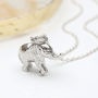 Personalised Sterling Silver Baby Elephant Necklace, thumbnail 2 of 4