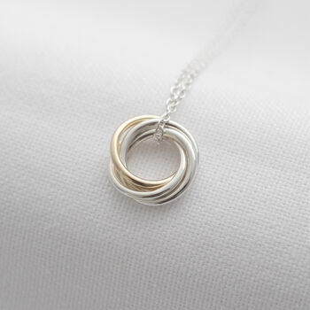 40th Gold And Silver Necklace, 3 of 12