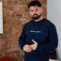 Mens Personalised Location Embroidered Sweatshirt, thumbnail 3 of 9