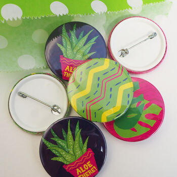 80s Style House Plant Badge Set, 4 of 7