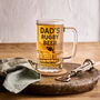 Personalised Dad's Sport Beer Glass, thumbnail 1 of 4