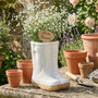 Personalised White Welly Boots Planter Gift, thumbnail 1 of 10