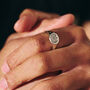 Life's Journey Personalised Silver Signet Ring, thumbnail 1 of 9