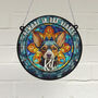 Chihuahua Black Memorial Suncatcher, thumbnail 1 of 6