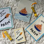 Pasta Lover Prints, Bookmarks And Card Gift Set, thumbnail 1 of 8