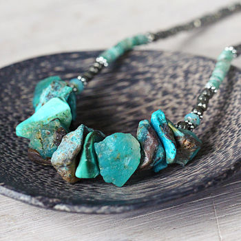 Emerald Opal And Turquoise Necklace, 9 of 12