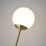 Opal Two Light Floor Lamp, thumbnail 2 of 5