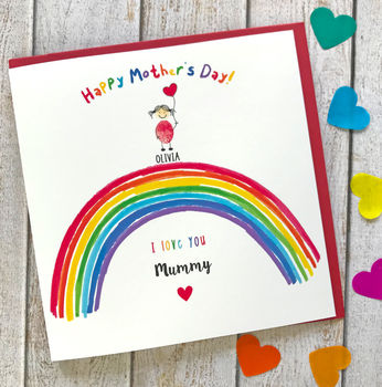 Personalised Happy Birhday Rainbow Card, 3 of 10