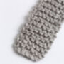 Mens Tie Duo Knitting Kit, thumbnail 5 of 9