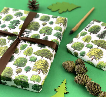 Trees Of Britain Wrapping Paper Set, 9 of 10