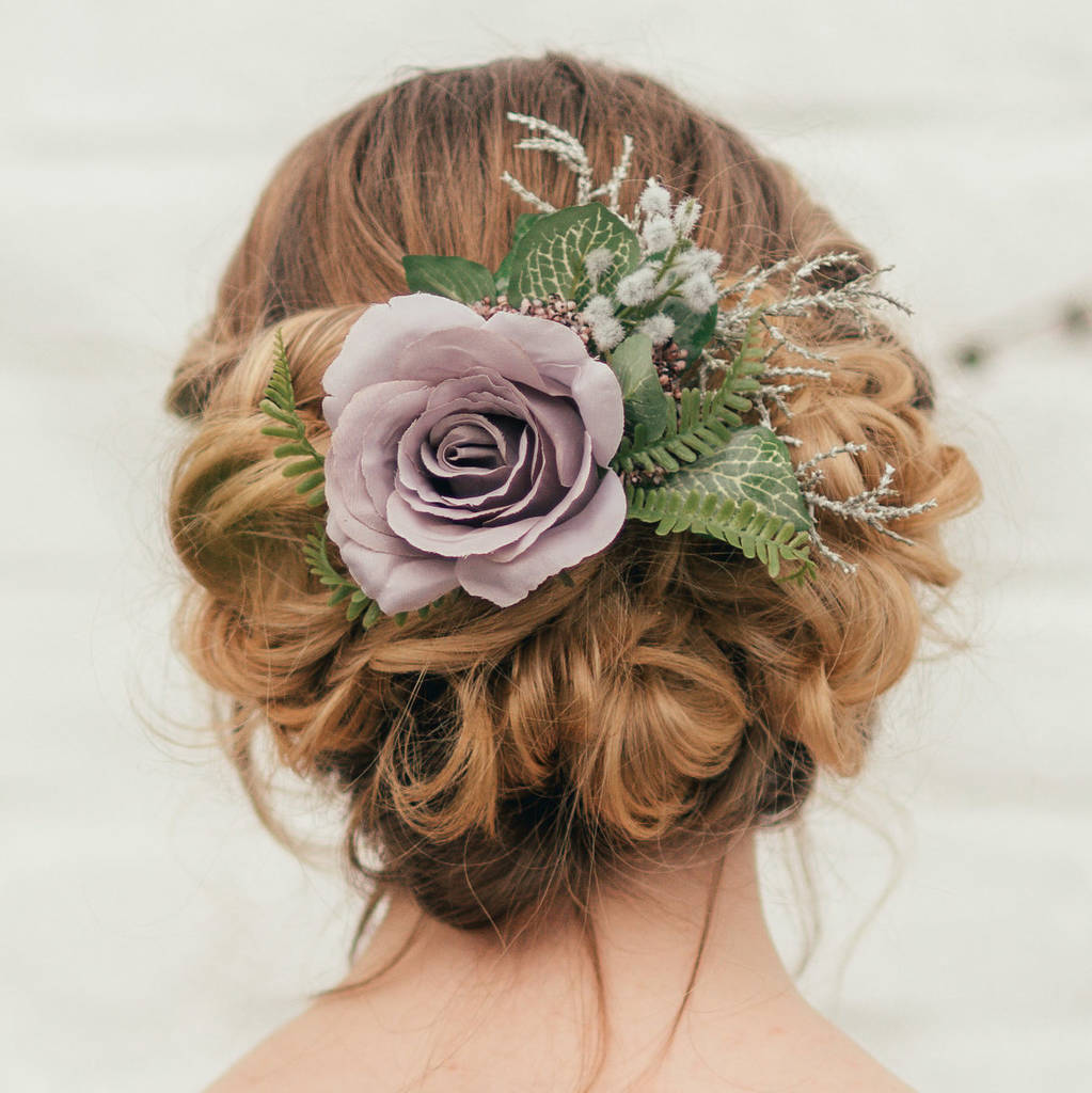 Jessica Flower Hair Clip By Gypsy Rose Vintage Notonthehighstreet Com