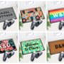 Personalised Bold Indoor Rubber Doormat, thumbnail 2 of 12