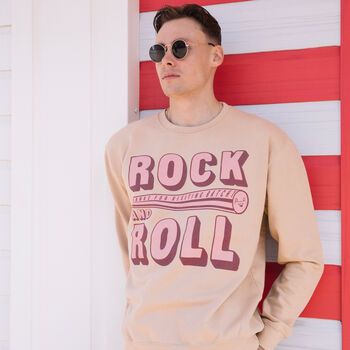 Rock And Roll Men's British Seaside Graphic Sweatshirt, 4 of 4