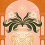 Vase Botanique, Floral Vase Bohemian Botanical Art Print, Flower Poster, thumbnail 3 of 3