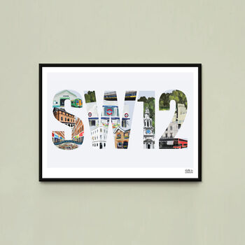 Sw12 Balham And Wandsworth Common London Art Print, 3 of 7