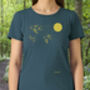 Organic Womens Migrate Swallow T Shirt, thumbnail 2 of 3