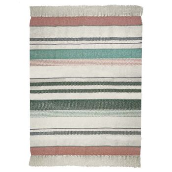 Multicolor Pastel Boucle Throw, 3 of 4