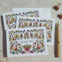 Vintage Florals Thank You Cards And Envelopes, thumbnail 2 of 8