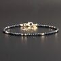 Skinny Black Tourmaline Bracelet, thumbnail 6 of 8