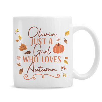 Personalised Loves Autumn Mug, 3 of 3