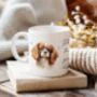 Personalised King Charles Spaniel Dog Hearts Pet Gift Mug, thumbnail 1 of 2