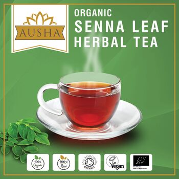 Organic Senna Loose Leaf Tea 100g Constipation Relief, 2 of 12