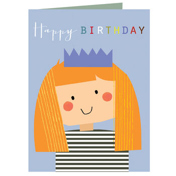 Mini Birthday Girl Card, 2 of 4
