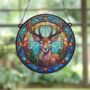 Stag Stained Glass Effect Suncatcher, thumbnail 5 of 6