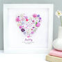 Personalised 50th Birthday Button Heart, thumbnail 2 of 4
