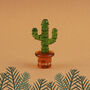 Artisan Glass Cactus In Gift Box | Collectable | Glass Ornament | Home Decor, thumbnail 1 of 4