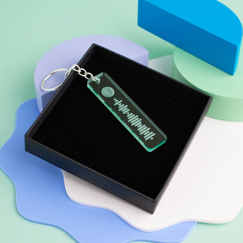 Any Song Spotify Code Fluorescent Keyring, 3 of 6