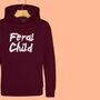 'Feral Child' Kids Hoodie Jumper, thumbnail 6 of 10