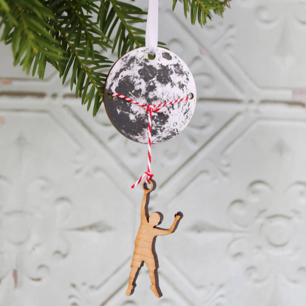 Lasso The Moon Christmas Decoration, 1 of 5