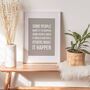 'Make It Happen' Inspirational Quote Print, thumbnail 1 of 6