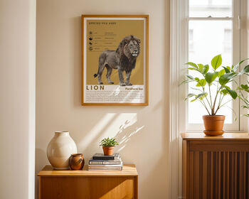Lion | Big Cat Art Print, 8 of 8