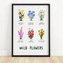Personalised Wild Flowers Print, thumbnail 1 of 6