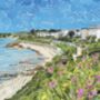 Falmouth, Castle Beach, Cornwall Collage Art Print, thumbnail 3 of 5