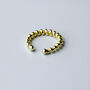 Gold Colour Sterling Silver Ear Cuffs, thumbnail 9 of 10