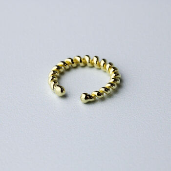 Gold Colour Sterling Silver Ear Cuffs, 9 of 10