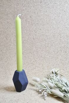 Sustainable Concrete Geometric Candle Stick Holder, 6 of 12