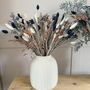 Navy Blue And Grey Dried Flower Arrangement, thumbnail 2 of 6