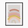 Abstract Rainbow Art Print, thumbnail 2 of 3