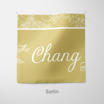 Personalised Gold Holly Christmas Cushion, 6 of 7