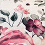 Vintage Pink Rose Themed Soft Cushion Cover, thumbnail 6 of 7