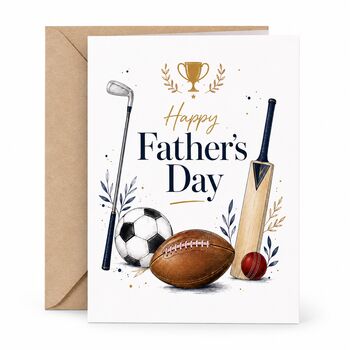 Sports Dad Father’s Day Card, 5 of 6