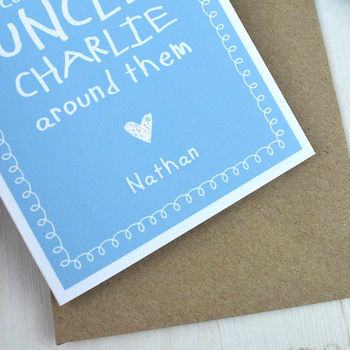 My Fingers May Be Small But… Cute Uncle Card, 2 of 6