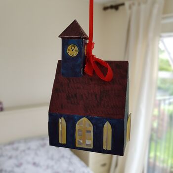 Diy Ornament Kit: Two Classic Paper Houses, 11 of 11