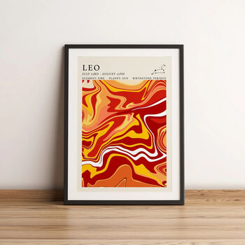 Leo Astrology Print, 4 of 4